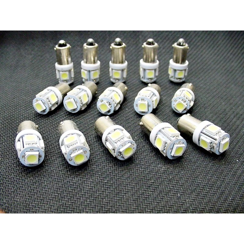 Lumiglow 15 COOL White 5 LED Instrument Panel Dashboard Lights