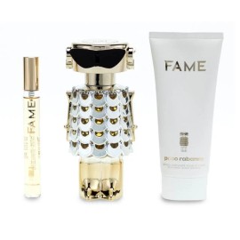 Paco Rabanne Fame 3Pcs Set 2.7oz 0.33oz Eau de Parfum | 3.4 oz Body Lotion Women