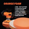 MINK METAL Clarity Compound Orange Polishing & Compounding Foam Pads,