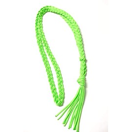 neck rope horse tack bridleless riding lime green