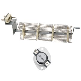 Dryer Heating Element and L248-80 High Limit Thermostat by SupHomie - Compatible with Maytag PYE2300AYW, Maytag PYET344AYW, Maytag PYET244AYW, Admiral ADE7000AYW