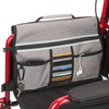 Wheelchair Organizer Storage Bag, Double-Sided Armrest Pouch with Cup Holder