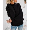 Saodimallsu Womens Jumper Turtleneck Oversized Sweaters Batwing Long Sleeve Pullover
