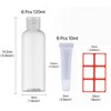 12 Pcs Plastic Squeeze Bottles, 10ml Empty Lip Gloss Tubes