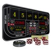 iEsstros Craps Table Top Set Craps Mat 70" x 35"