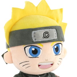 Naruto Character Plush Toys - Naruto, Itachi, Kakashi - Sitting Approx. 24 cm - Super Soft Quality (Naruto)