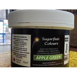 Sugarflair Paste Colours - Pastel- Food Colouring - Apple Green -400g Bulk Pack