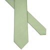 ZENXUS Solid Skinny Ties for Men, 2.5 inch Slim Sage