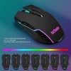 RedThunder K10 Wireless Gaming Keyboard and Mouse Combo, LED Backlit