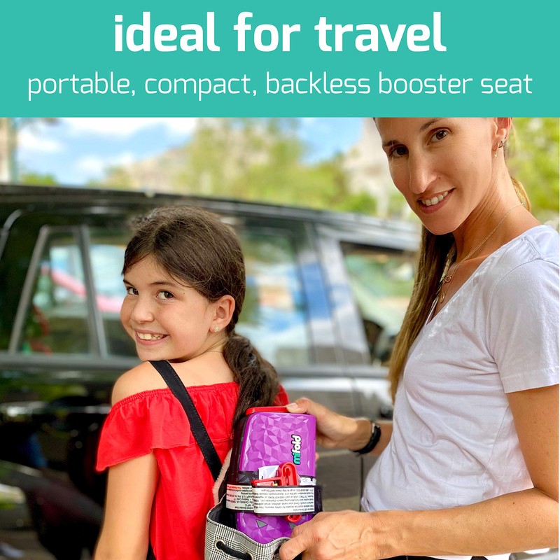 New Mifold Comfort Grab-and-go Car Backless Booster Seat-Compact and Portable
