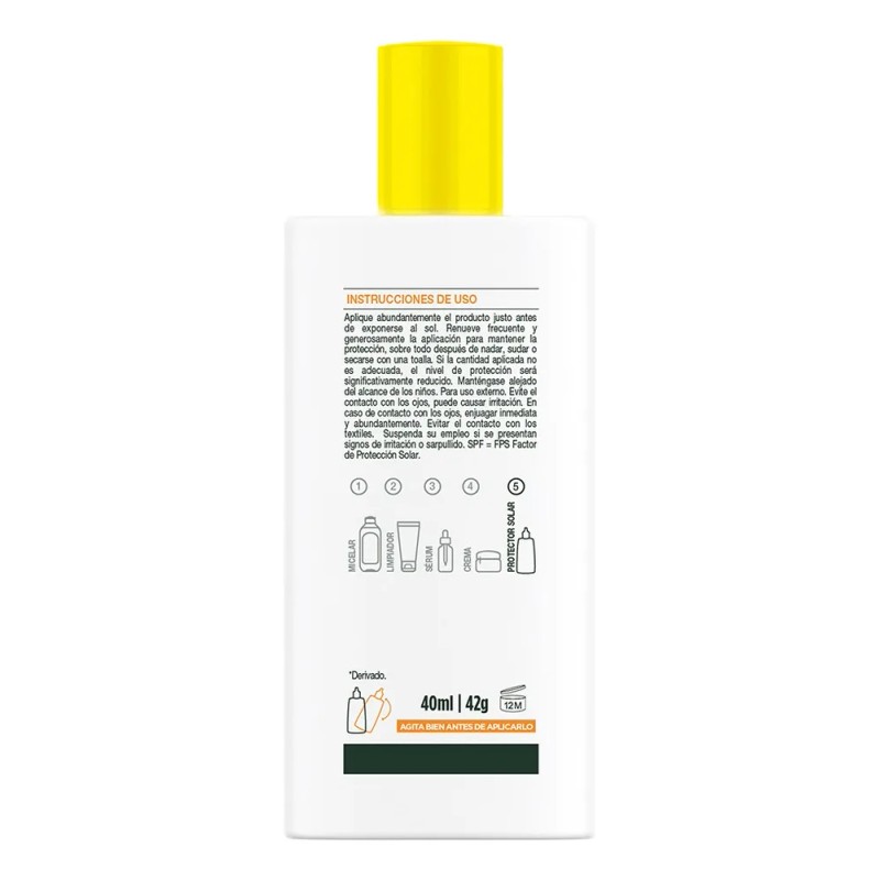 Garnier Protector Solar Super Uv Fluido Invisible Fps50+ 40 ML