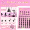 Ahrikiss Manga Lash Clusters Fairy Eyelash Clusters 80Pcs C Curl