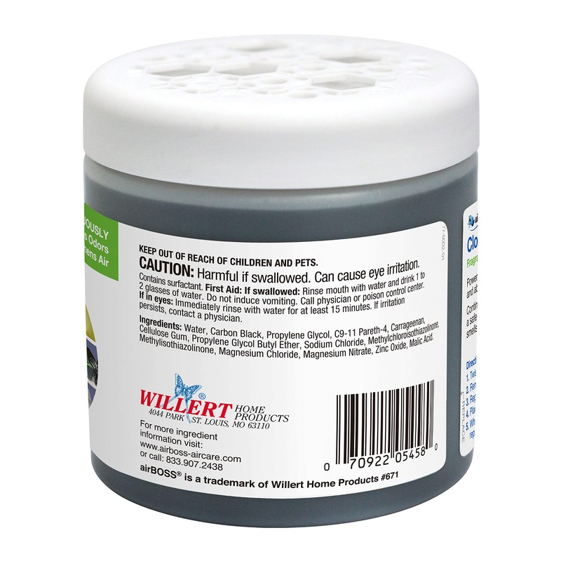 airBOSS Closet Odor Neutralizing Gel - Fragrance-Free - 17 oz