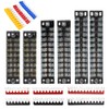 CGELE 6 Sets Terminal Blocks, 6Pcs 8/10/12 Positions 600V 15A