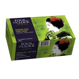 Four O'Clock Organic Green Tea, Non-Gmo, Kosher, Gluten-Free, 60 Teabags