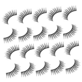 Beavorty Natural False Eyelashes Fluffy Pack Pairs Women's Makeup Accessories Individual Lashes