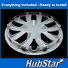 Premium Replica Hubcap, Replacement for Nissan Rogue 2014-2020, 17-inch Silver