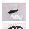 Accod Aluminum Alloy Ruler Set Math Geometry Tool Measuring Ruler