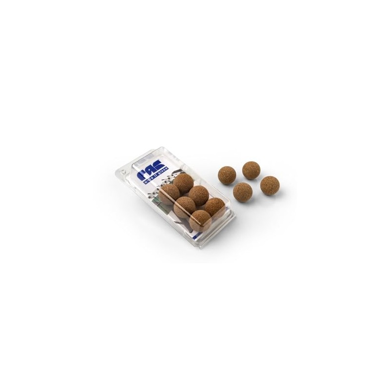 FAS Palline Calcio Balilla in Sughero Naturale, 33mm, Set 10,