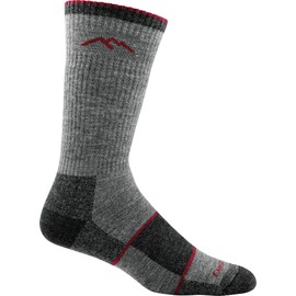Darn Tough Vermont Men's Hiker Book Sock Full Cushion (Style 1405) Merino Wool - Pack of 6 - Grey/Charcoal, Medium
