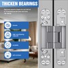 Eegoowa 6" Hidden Door Hinge,Invisible Door,Hidden Door Hinges for Secret