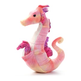 The Petting Zoo Seahorse Stuffed Animal Plushie, Gifts for Kids, Wild Onez Sealife Animals, Dad and Baby Seahorse Plush Toy 12 inches