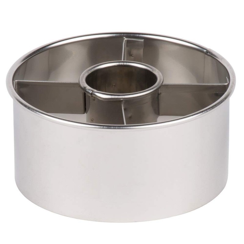 Harold Import Company Ateco 3-1/2-Inch Stainless Steel Doughnut Cutter