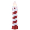 Mr. Christmas 24" Blow Mold Stripe Candle - Red/White