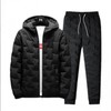 Big Size Cold Weather Outdoor Set: Thermal Jacket & Windproof Pants High-Frequency Thermal Jacket + Windproof Pants 5XL Set