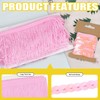Mardatt Pink Fringe with Sequin Trim Kit, 4 Inch x