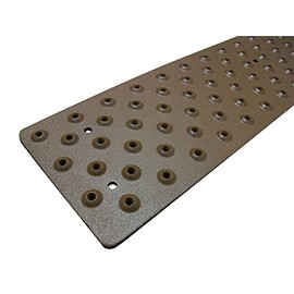 Handi Treads 30 inch Non-Slip Tread, Powder-Coated Brown, Pack of 6