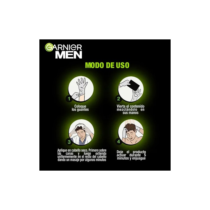 Garnier Men Tinte Para Cabello Tono 30 Castaño Oscuro