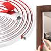 6M Self-Adhesive Door & Window Seal Strip – Hollow TPE