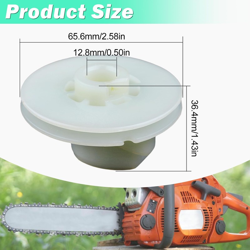 Adefol Recoil Starter Pulley for Husqvarna 435 Chainsaw 579427901 504597101