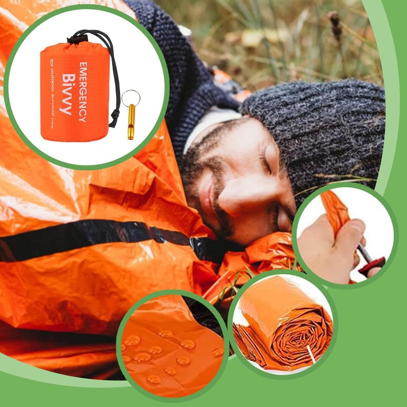 Bivvy Bag Survival Bag Emergency Blanket Emergency Bivvy Bag Survival