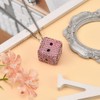 JSCARLIFE Bling Hanging Dice with Dots Car Rearview Mirror Charm,