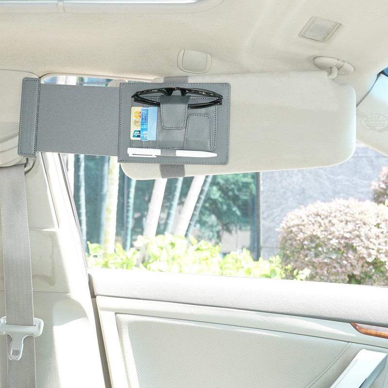 TFY Car Sun Visor Extender and Organizer, Universal Sunshade Anti-Glare,
