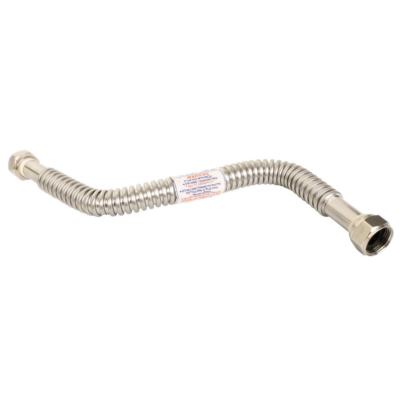 2 Pack Heavy Duty Durable Stainless Steel Corrugated Water Flex
