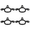 Be In Your Mind 4Pcs Rubber Spur Straps Tie-Down Straps