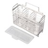 Wall Mounted Chopsticks Cage Stainless Steel Multifunctional Utensil Drying Rack