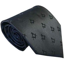 Great British Tie Club Freemasons Masonic Black Woven Neck Tie from
