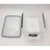 アスベル 収納 持ち上げやすいロック キッチンボックス 中身が見える 9.8L クリア 積み重ね可能 A7539