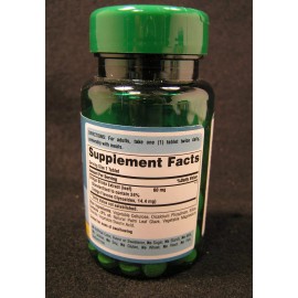 PURITAN'S PRIDE GINKGO BILOBA 60MG -  120 TABLETS, NEVER OPENED