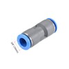 sourcing map Straight Push Connectors 10mm Quick Release Pneumatic Connector