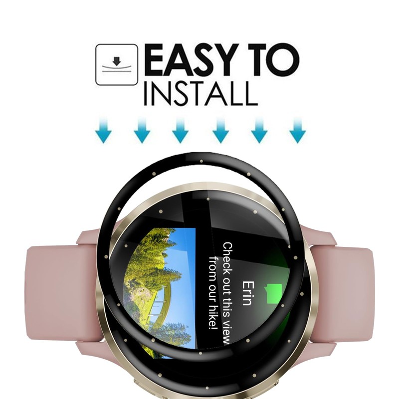 [3 Pack] Screen Protector for Garmin Venu 3s, Electro-weideworld 3D