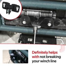 JAVIK Fairlead Plow Pulley Cable Winch Plow Mount for Standard ATV UTV Winch 4.875"