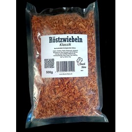 Classic Roasted Onions 500 g Vegan Vegetarian from German Cultivation without Added Sugar, Preservatives or Yeast Extracts