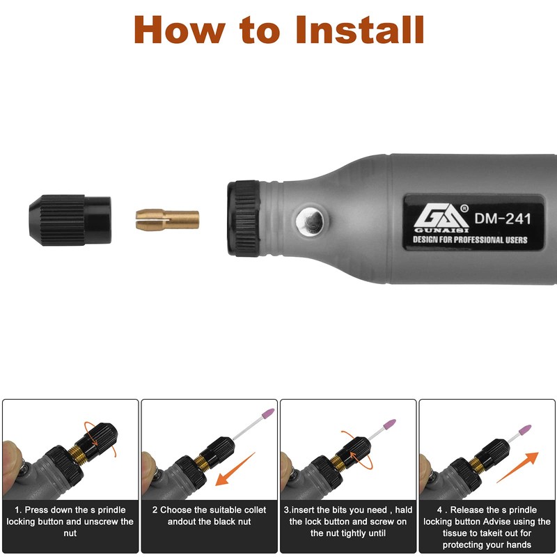 Multi-Function USB Variable Speed Cordless Rotary Electric Mini Drill Engraver