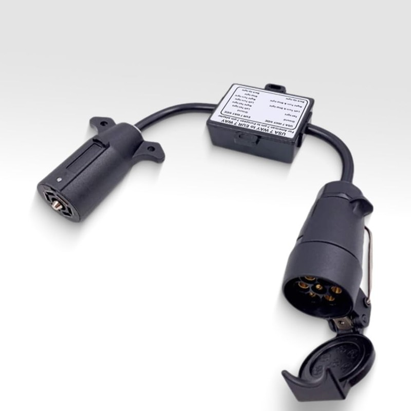 MACHSWON USA to EU Trailer Light Converter, 12V DC Trailer