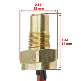 Caltric Fan Heat Thermal Sensor Switch For Arctic Cat 700 EFI 4X4 Fis Auto Le 2007 2008